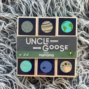 New Uncle Goose Planet Blocks Made in The USA - Educational Wooden Blocks Space.